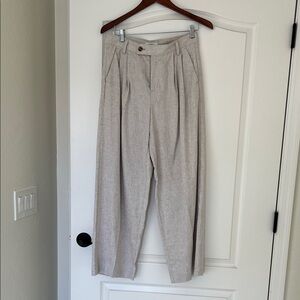 Banana Republic Linen blend Pleated Trousers